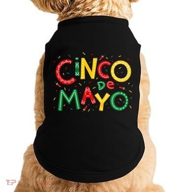 Cinco De Mayo Chili Pepper Celebration Doggie Tank