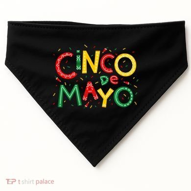 Cinco De Mayo Chili Pepper Celebration USA-Made Doggie Bandana