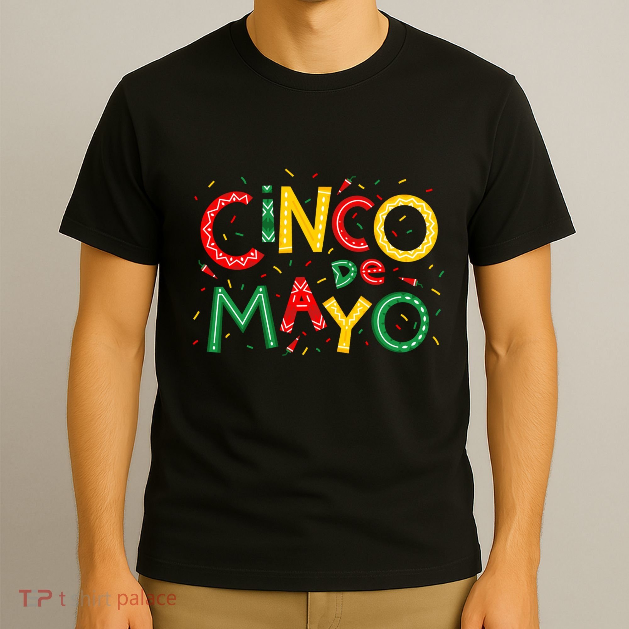 Cinco De Mayo Chili Pepper Celebration T-Shirt