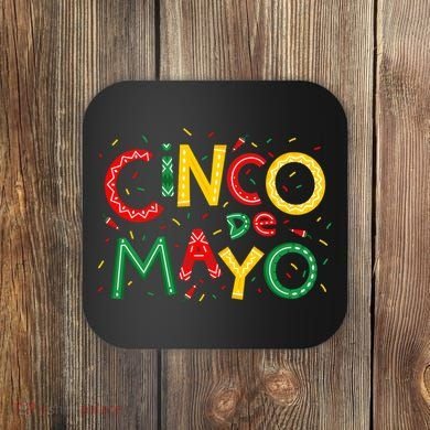 Cinco De Mayo Chili Pepper Celebration Coaster