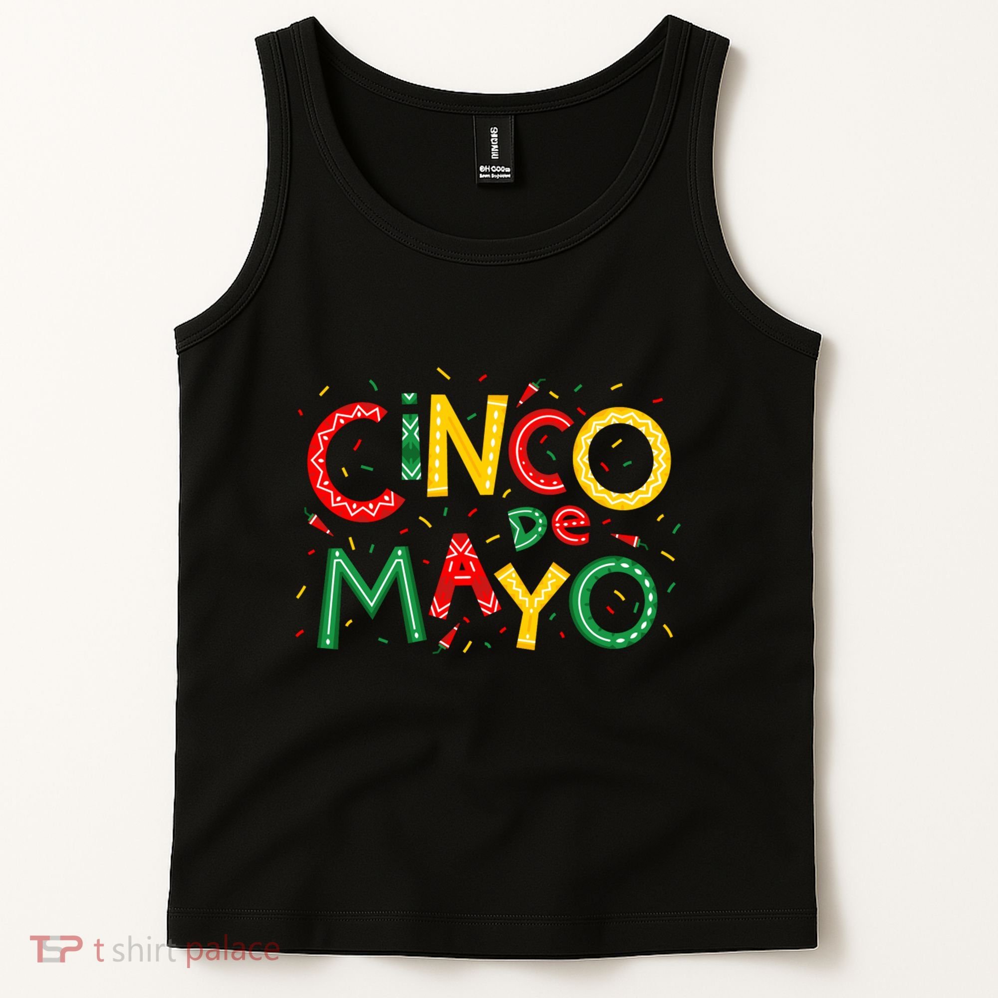 Cinco De Mayo Chili Pepper Celebration Tank Top