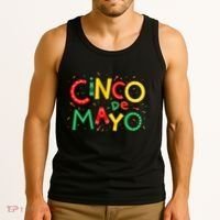 Cinco De Mayo Chili Pepper Celebration Tank Top thumb 3