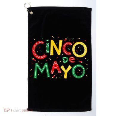 Cinco De Mayo Chili Pepper Celebration Golf Towel