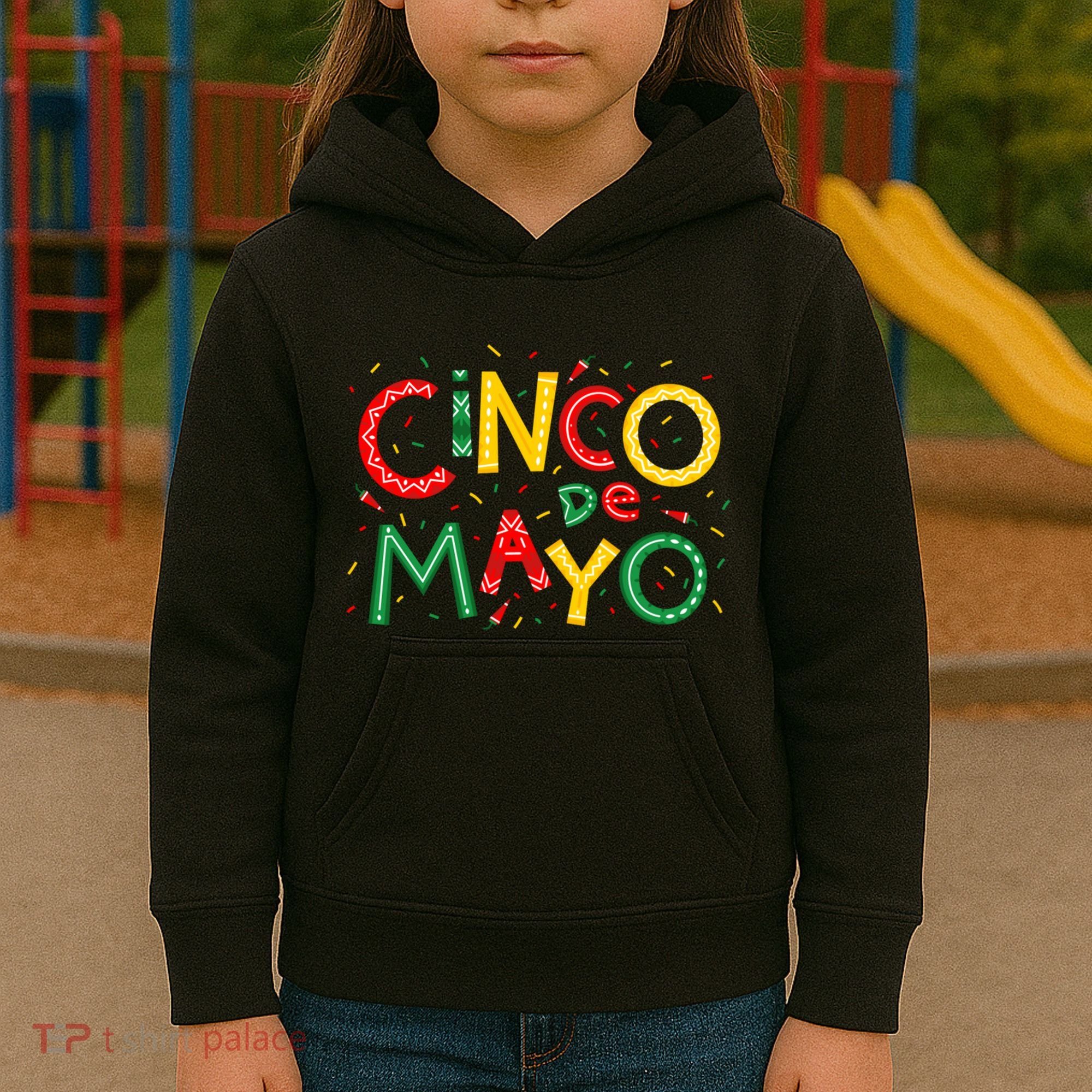 Cinco De Mayo Chili Pepper Celebration Kids Hoodie