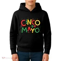 Cinco De Mayo Chili Pepper Celebration Kids Hoodie thumb 4