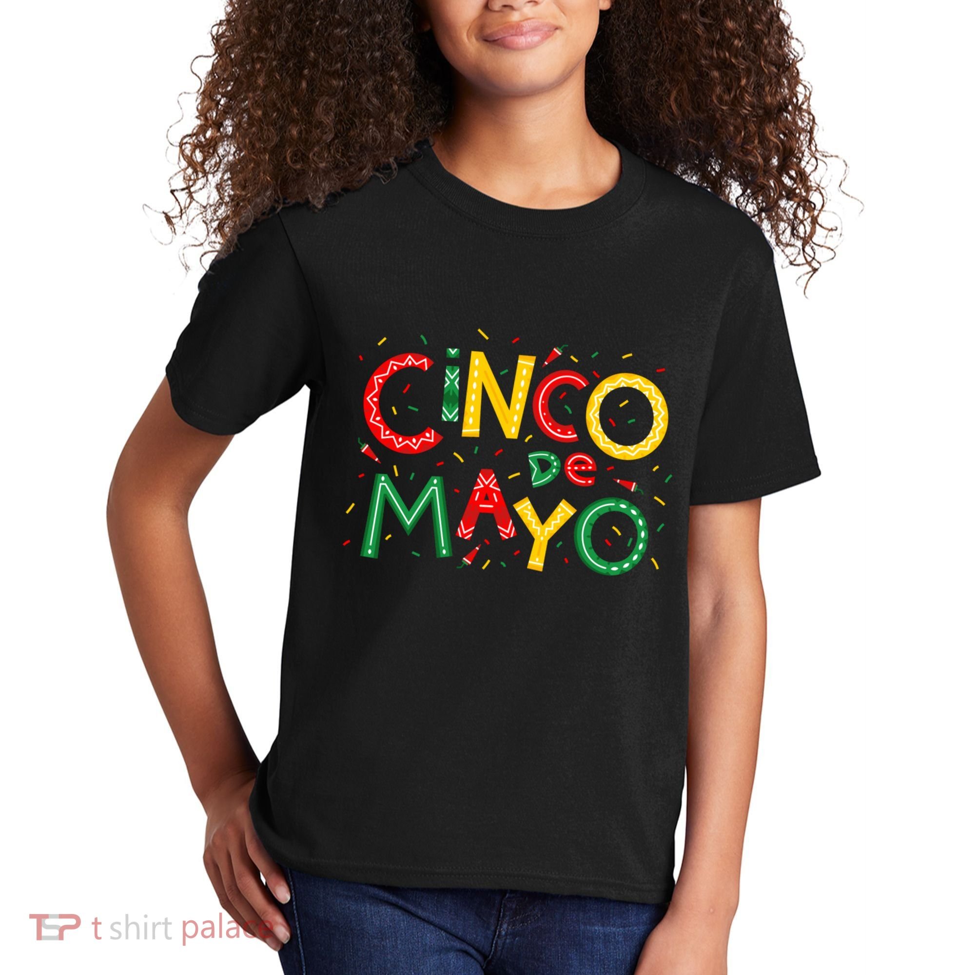 Cinco De Mayo Chili Pepper Celebration Kids T-Shirt