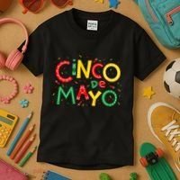 Cinco De Mayo Chili Pepper Celebration Kids T-Shirt thumb 3