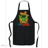 Cinco De Mayo Mexican Immigrant Chill Im Legal Funny Apron thumb 0