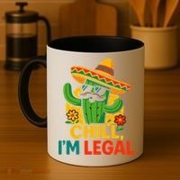 Cinco De Mayo Mexican Immigrant Chill Im Legal Funny Coffee Mug thumb 4
