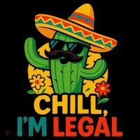 Cinco De Mayo Mexican Immigrant Chill Im Legal Funny Coffee Mug thumb 5