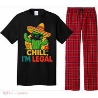 Cinco De Mayo Mexican Immigrant Chill Im Legal Funny Pajama Set thumb 0