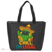 Cinco De Mayo Mexican Immigrant Chill Im Legal Funny Tote Bag thumb 0