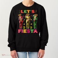 Cinco De Mayo Trump Taco Funny Dancing Trump Let's Fiesta Women's Sweatshirt thumb 0