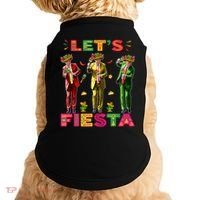 Cinco De Mayo Trump Taco Funny Dancing Trump Let's Fiesta Doggie Tank thumb 0