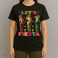 Cinco De Mayo Trump Taco Funny Dancing Trump Let's Fiesta T-Shirt thumb 4