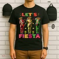 Cinco De Mayo Trump Taco Funny Dancing Trump Let's Fiesta T-Shirt thumb 6