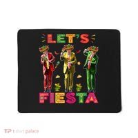 Cinco De Mayo Trump Taco Funny Dancing Trump Let's Fiesta Mousepad thumb 0