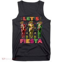 Cinco De Mayo Trump Taco Funny Dancing Trump Let's Fiesta Tank Top thumb 0