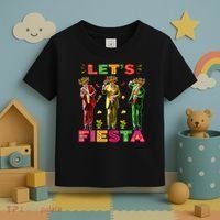 Cinco De Mayo Trump Taco Funny Dancing Trump Let's Fiesta Toddler T-Shirt thumb 3