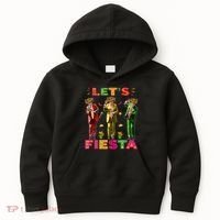 Cinco De Mayo Trump Taco Funny Dancing Trump Let's Fiesta Kids Hoodie thumb 0
