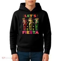Cinco De Mayo Trump Taco Funny Dancing Trump Let's Fiesta Kids Hoodie thumb 4