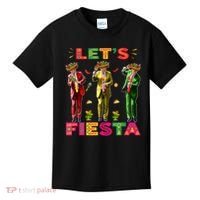 Cinco De Mayo Trump Taco Funny Dancing Trump Let's Fiesta Kids T-Shirt thumb 0