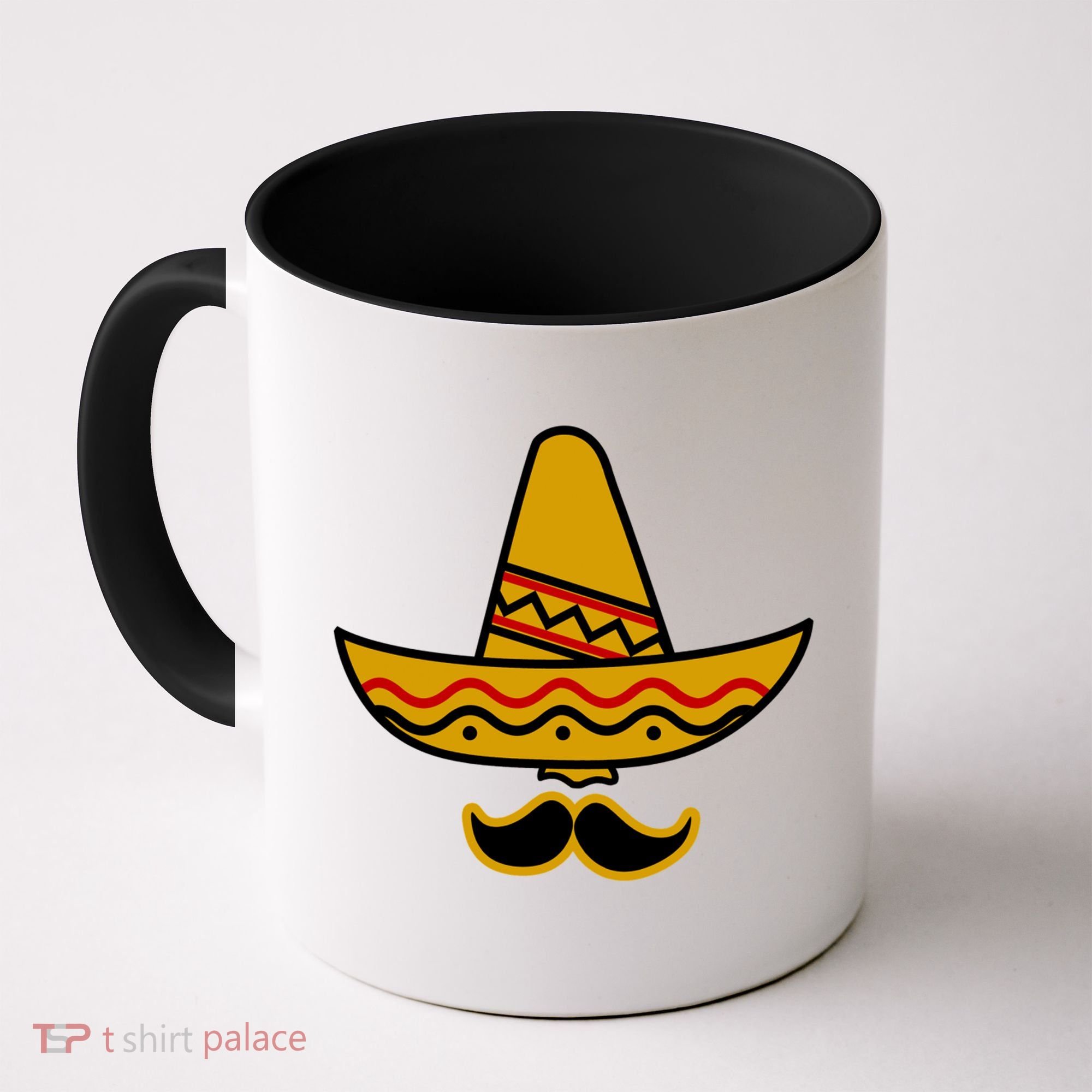Cinco De Mayo Mustache Sombrero Funny Coffee Mug