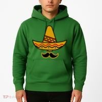 Cinco De Mayo Mustache Sombrero Funny Hoodie thumb 2
