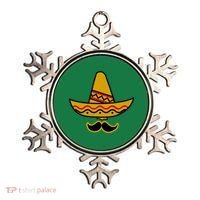 Cinco De Mayo Mustache Sombrero Funny Ornament thumb 0