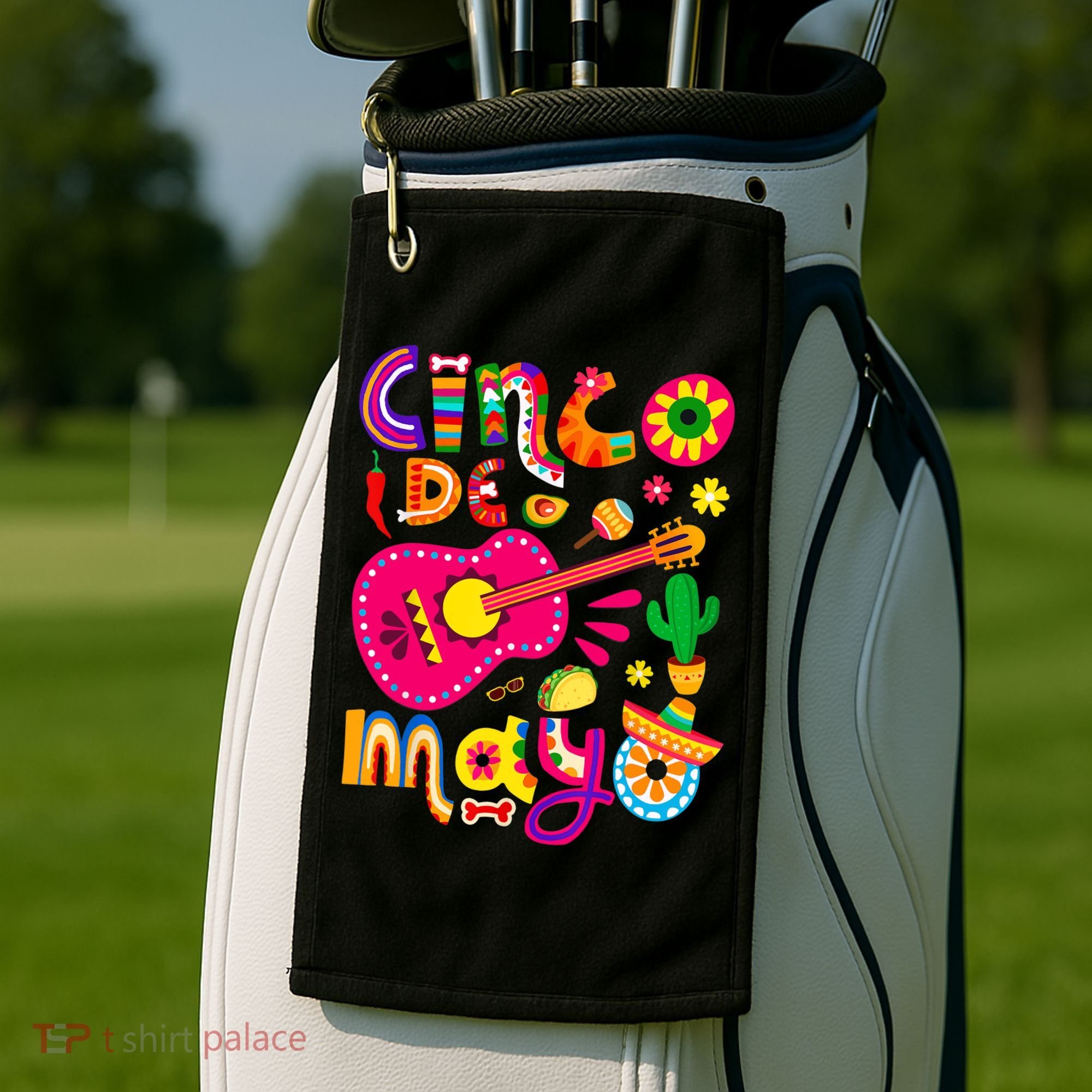Cinco De Mayo Mexican Fiesta 5 De Mayo Golf Towel