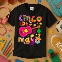 Cinco De Mayo Mexican Fiesta 5 De Mayo Kids T-Shirt thumb 3