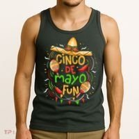 Cinco De Mayo Fun Celebration Tank Top thumb 3