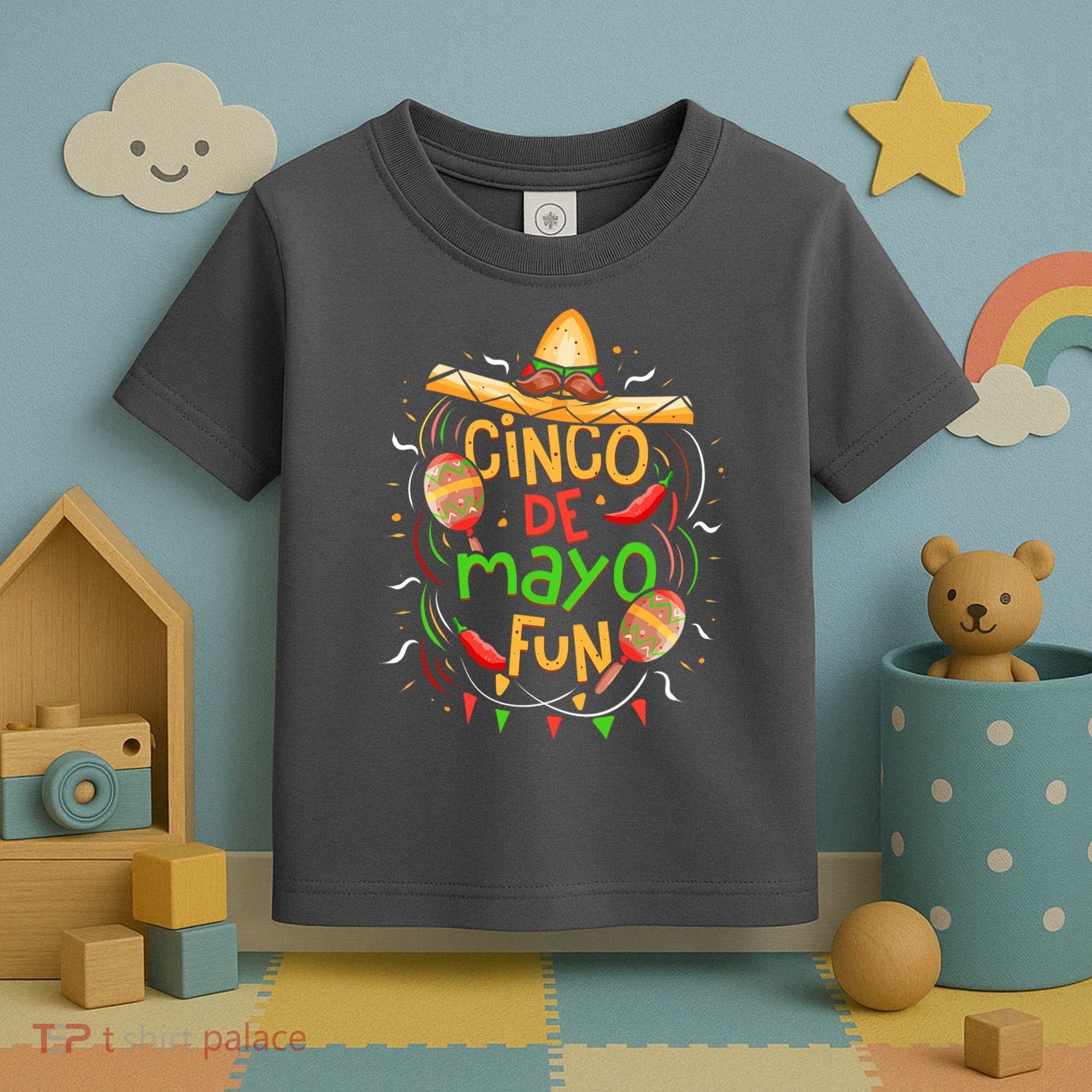 Cinco De Mayo Fun Celebration Toddler T-Shirt