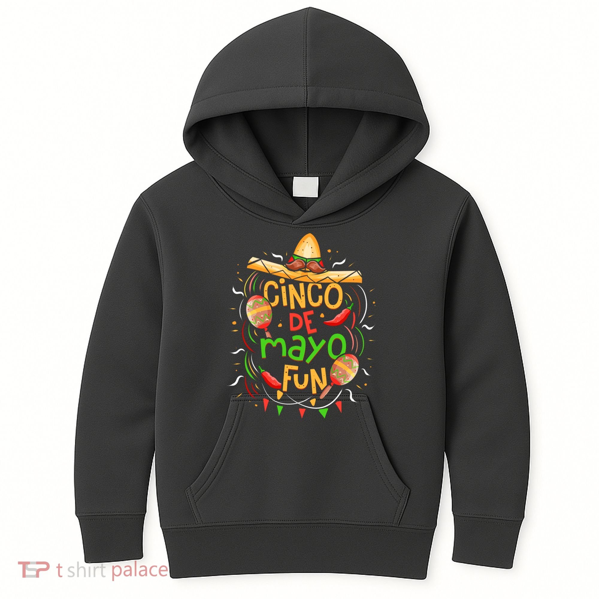Cinco De Mayo Fun Celebration Kids Hoodie