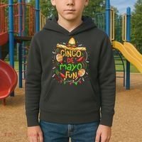Cinco De Mayo Fun Celebration Kids Hoodie thumb 2
