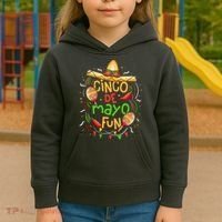 Cinco De Mayo Fun Celebration Kids Hoodie thumb 3