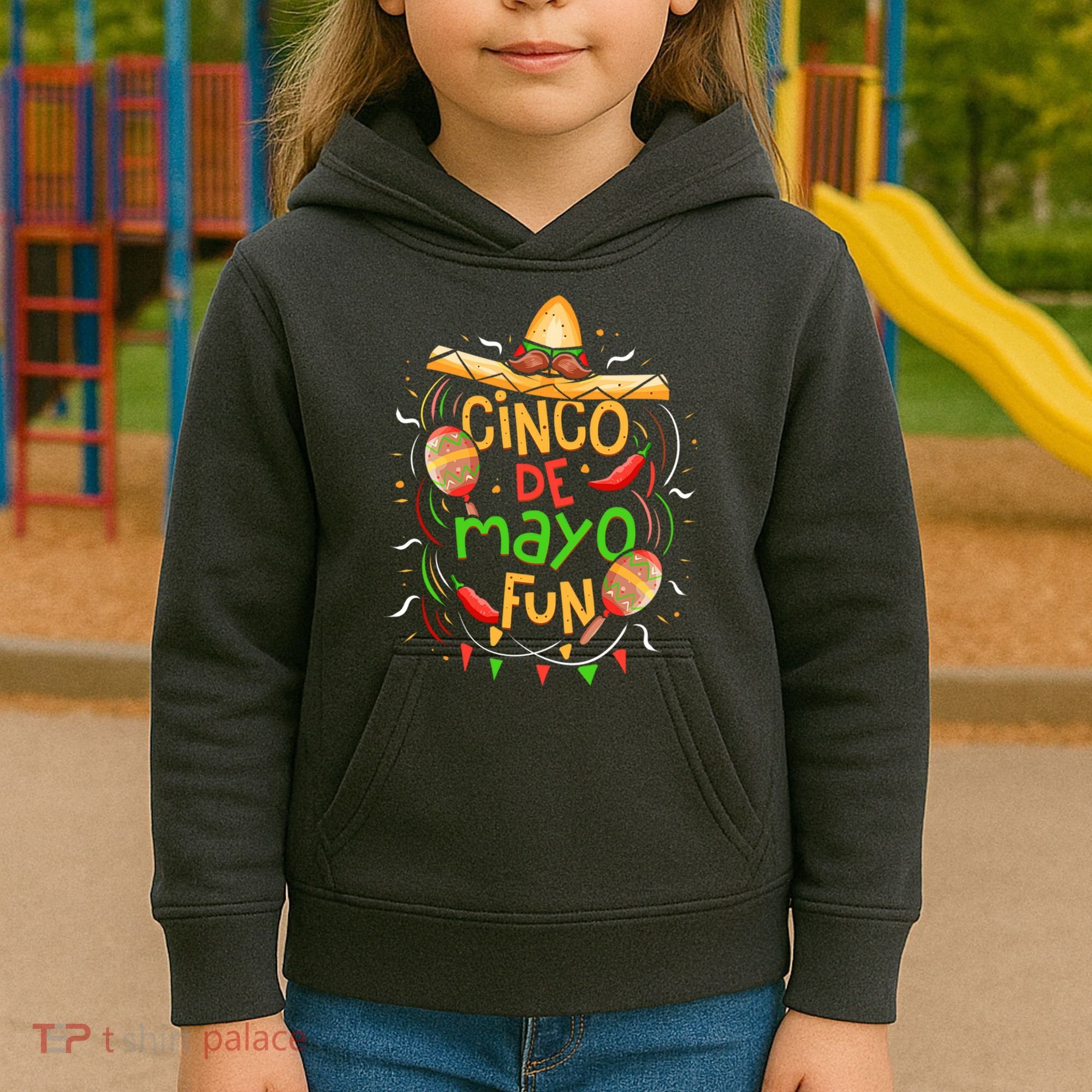 Cinco De Mayo Fun Celebration Kids Hoodie