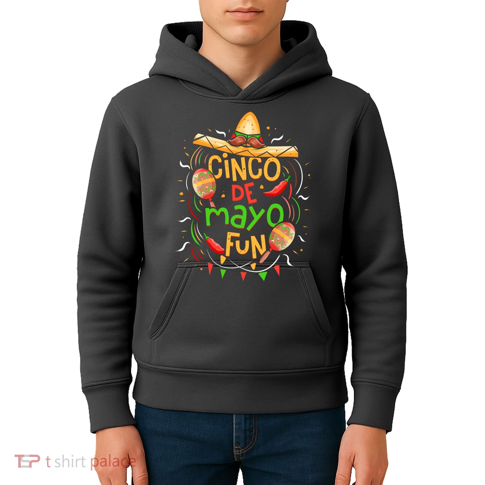 Cinco De Mayo Fun Celebration Kids Hoodie