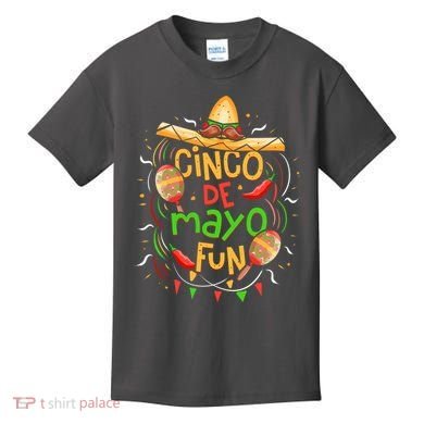 Cinco De Mayo Fun Celebration Kids T-Shirt