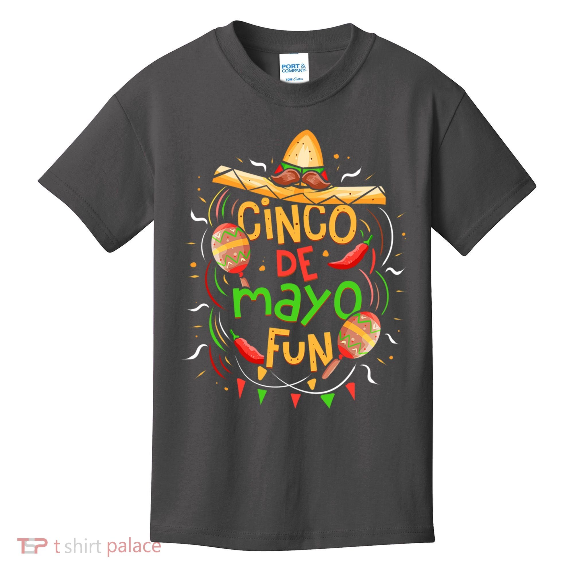 Cinco De Mayo Fun Celebration Kids T-Shirt