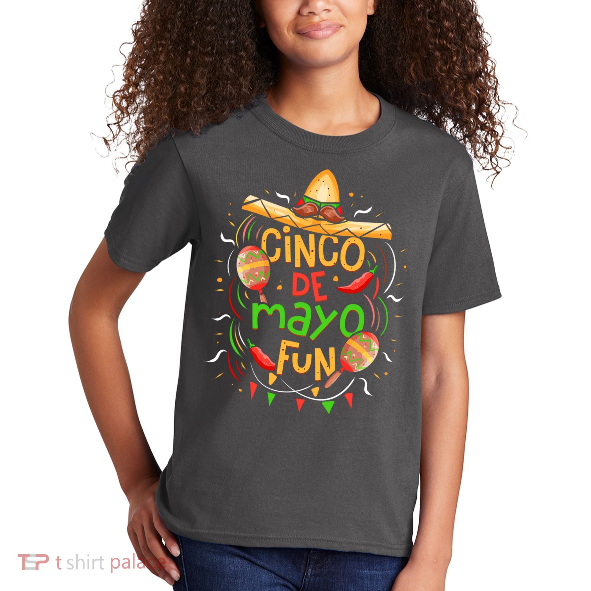 Cinco De Mayo Fun Celebration Kids T-Shirt