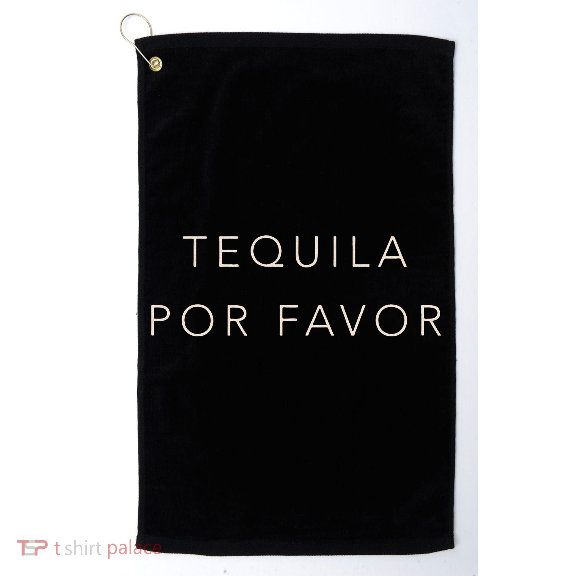 Cinco De Mayo Tequila Por Favor Cute Golf Towel