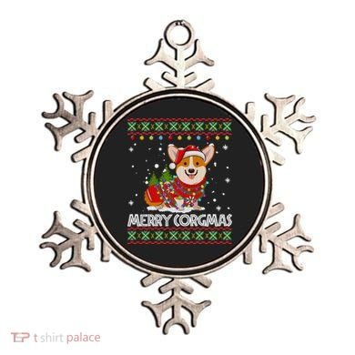 Corgi Dog Merry Corgmas Santa Corgi Ugly Christmas Ornament