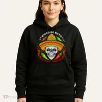 Cinco De Mayo Hot Chili Peppers Skull Hoodie thumb 5