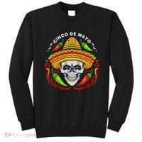 Cinco De Mayo Hot Chili Peppers Skull Sweatshirt thumb 0