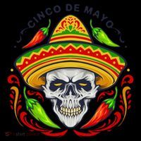 Cinco De Mayo Hot Chili Peppers Skull Coffee Mug thumb 5