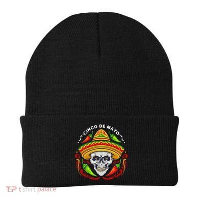 Cinco De Mayo Hot Chili Peppers Skull Beanie