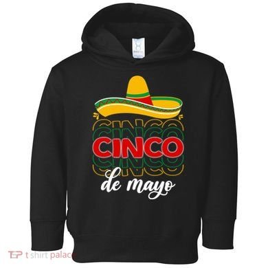 Cinco De Mayo Fiesta Retro Toddler Hoodie