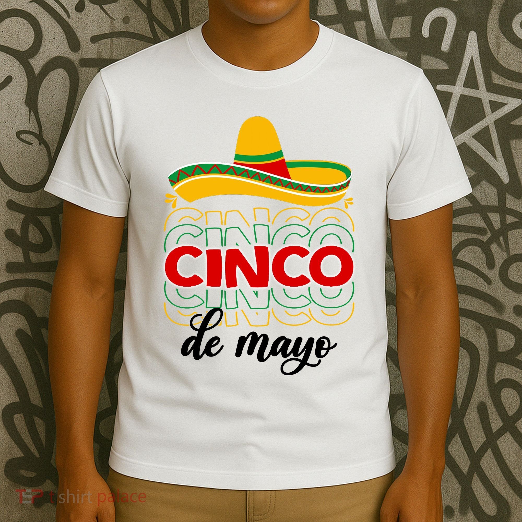 Cinco De Mayo Fiesta Retro T-Shirt
