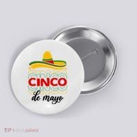 Cinco De Mayo Fiesta Retro Button thumb 0